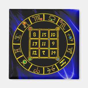 Imã CÓDIGO ASTRAL,MAGIC SQUARE 33 Gráfico de Astrologi