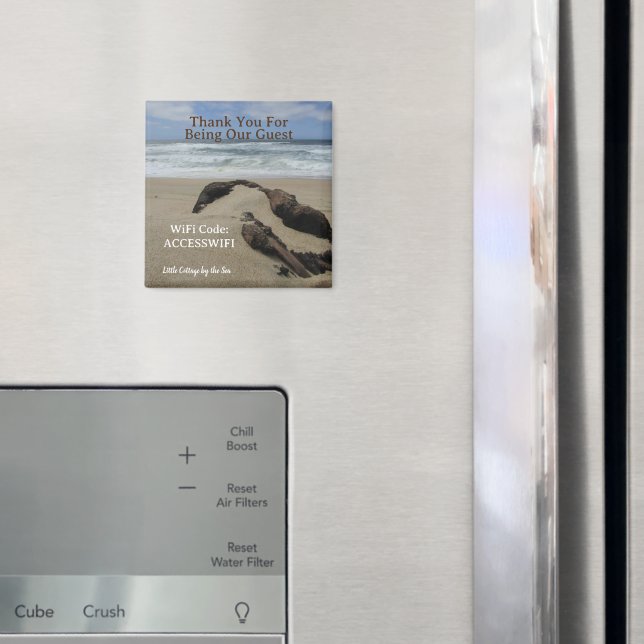Imã Código de Acesso WiFi para Convidado da Casa de Pr (In Situ (Fridge))