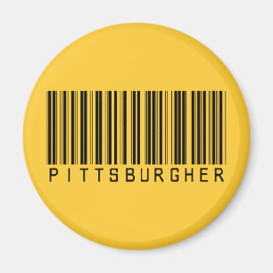 Imã Código de barras de Pittsburgher