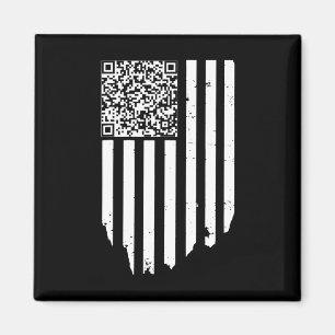 Imã Código de Dança de Ritonância Qr Trump Funny