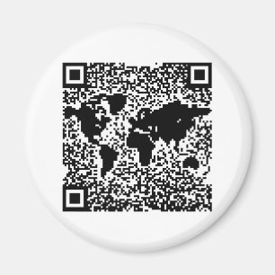 Imã Código de QR - o mundo
