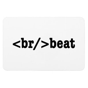 Ímã código do HTML do breakbeat