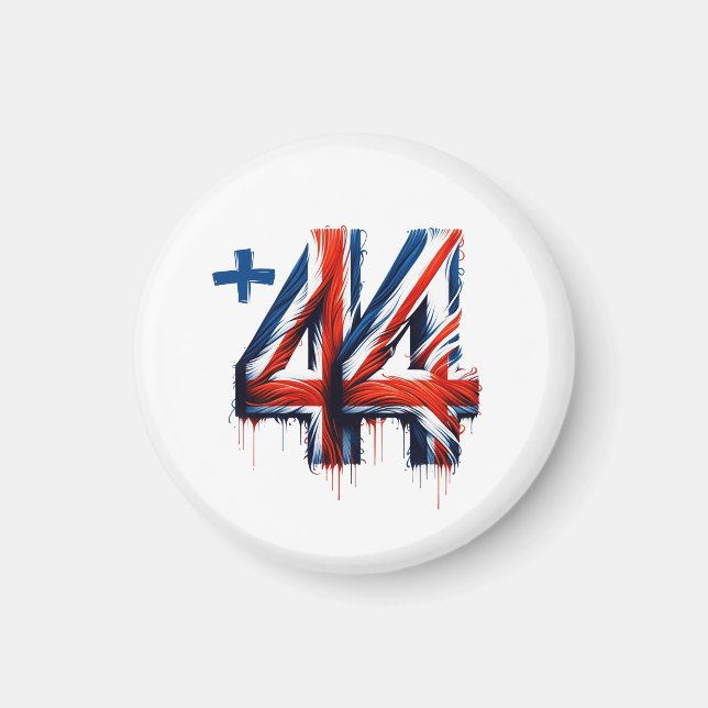 Imã Código do país do Reino Unido (Frente)