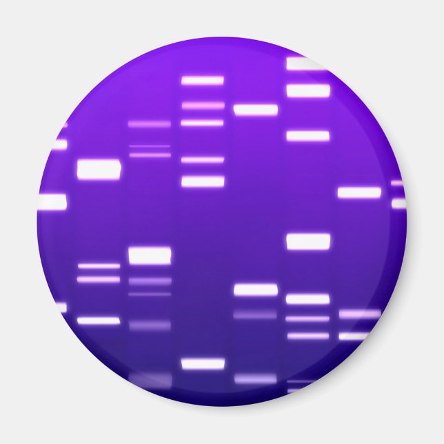 Imã Código Genético DNA Roxo (Frente)