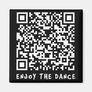 Imã Código Interativo Funny Qr Trump Dancing _1