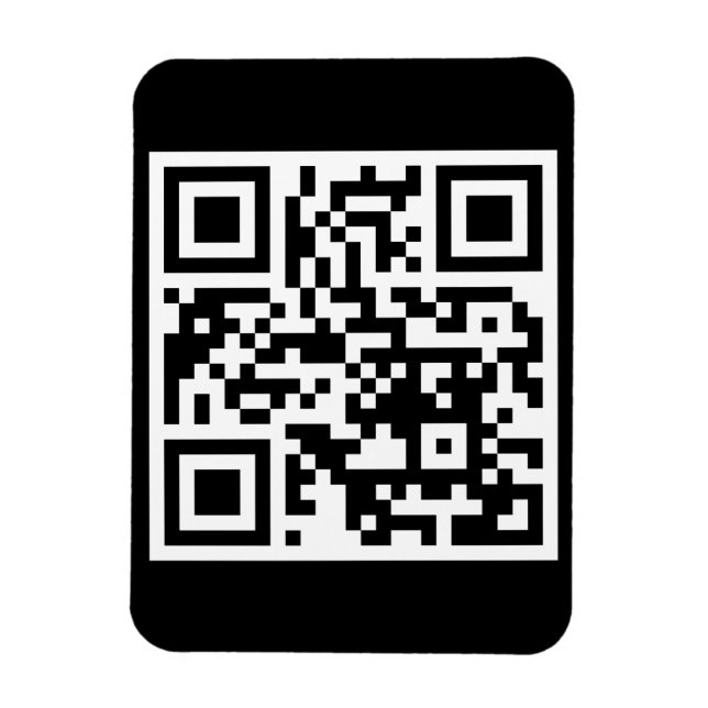 Ímã Código QR Apenas Magneta de Fotografia Flexível (Vertical)