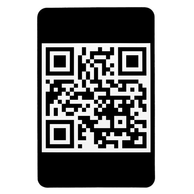 Ímã Código QR Apenas Magneta de Fotografia Flexível (Vertical)