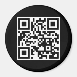 Imã Código QR Apenas Magnético Redondo