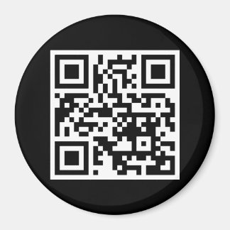 Imã Código QR Apenas Magnético Redondo