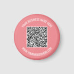 Imã Código QR e ímã personalizado de texto<br><div class="desc">Magnet com seu código QR e seu nome profissional personalizado Texto personalizado Nome comercial personalizado Site Promocional Magnets / Gift - Add Your QR Code - Image or Logo / Name - Company / Website ou E-mail ou telefone - Contact Information / Address - Reize and Move or Remove /...</div>