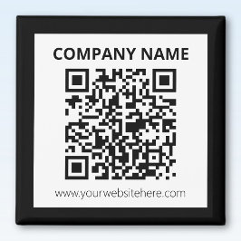 Imã Código QR editável e Design personalizável simples