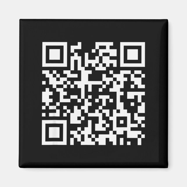 Imã Código Qr Engraçado Não Seja Uma Pequena Btch Dize (Frente)