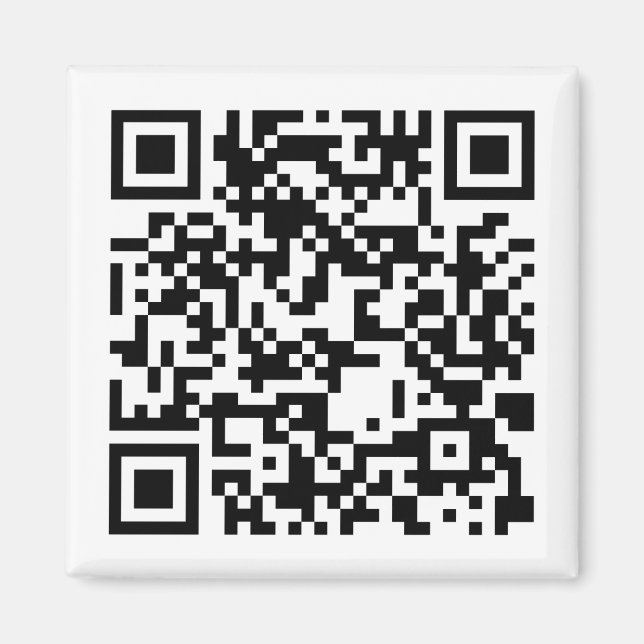 Imã Código Qr personalizado (Frente)