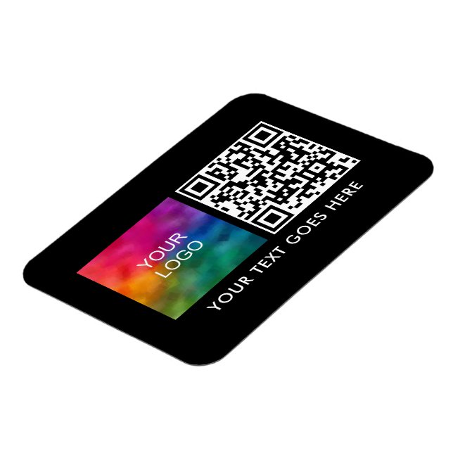 Ímã Código QR personalizado Código de barras Nome do l (Left Side)