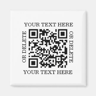 Imã Código QR Personalizado para Escanear