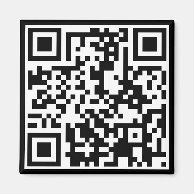 Imã código QR personalizável (Frente)