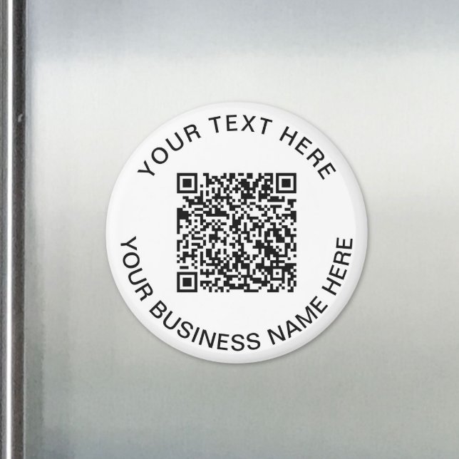 Imã Código QR Promocional (QR Code Promotional Magnet)