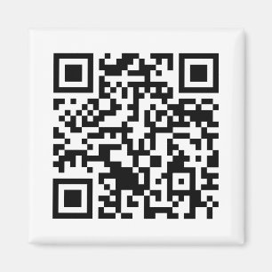 Imã Código Rickrolled do rolo QR do rick