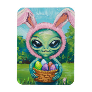 Ímã Coelhinho da Páscoa da alienígena