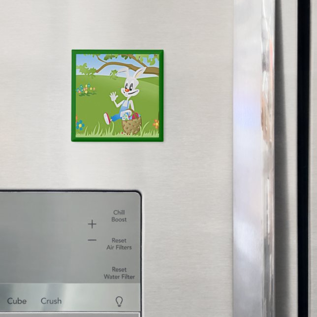Imã Coelhinho de Páscoa com Ovos (In Situ (Fridge))