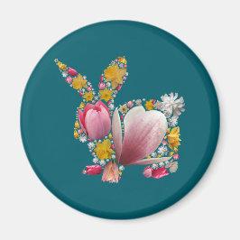 Imã Coelhinho de Páscoa Floral
