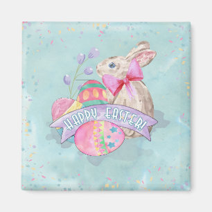 Imã Coelhinho de Páscoa, Ovos e Confetti ID377