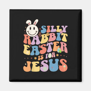 Imã Coelho Bobo Páscoa É Para Jesus Coelho Fofo Cristo