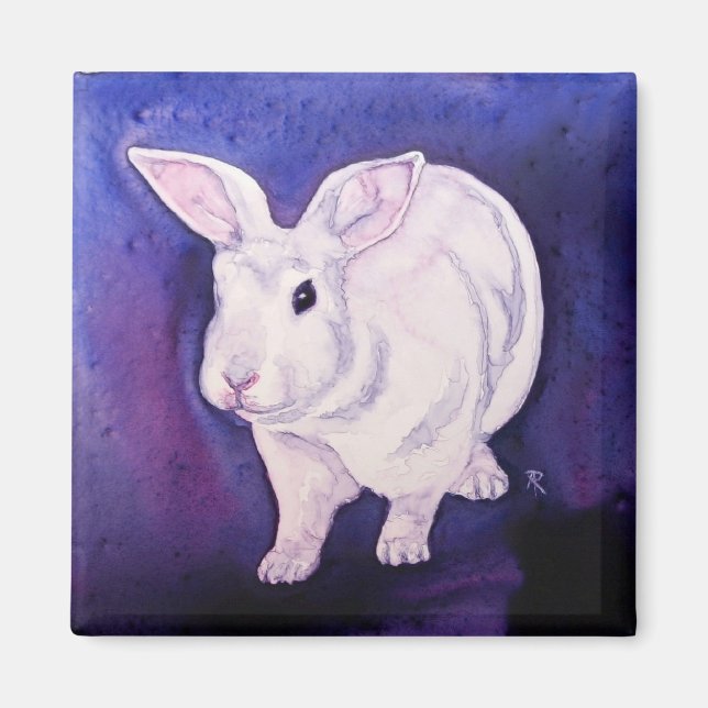 Imã Coelho Coelho Magnet - "Almocoelho está aqui" (Frente)