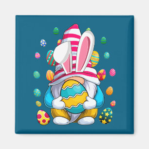 Imã Coelho da Páscoa Gnome da Primavera Ilustração da
