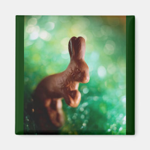 Imã Coelho de Páscoa de Chocolate