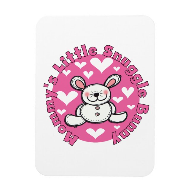 Ímã Coelho do Snuggle da mamã pouco (Vertical)