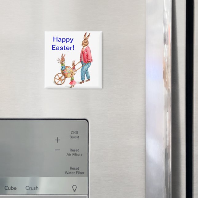 Imã Coelho e família da Páscoa-do-campo, ZSSG (In Situ (Fridge))