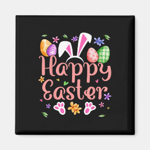 Imã Coelho Feliz Páscoa Primavera Ovos de Páscoa Camis
