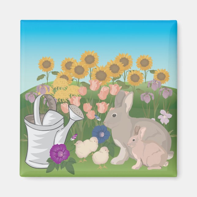 Imã Coelho 🐰 Magneta (Frente)