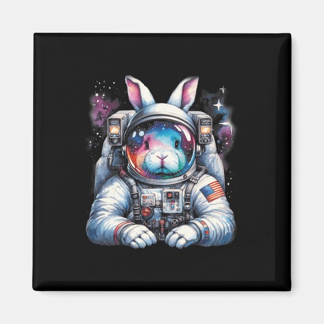 Imã Coelho Páscoa Exterior Rabbit Usa Divertido (Frente)
