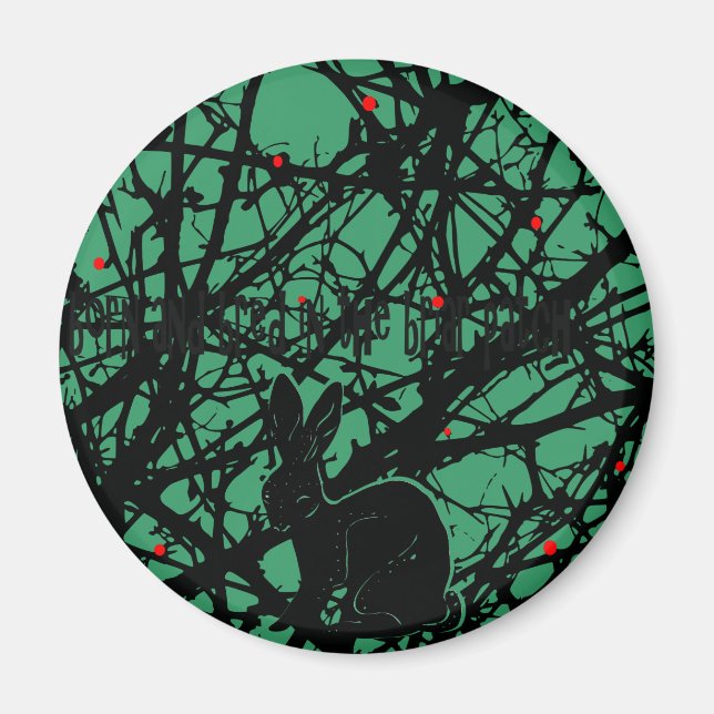 Imã Coelho Trickster em Patch Briar (Frente)