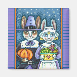 IMÃ COELHOS DE PILGRIM, OBRIGADO A COLHEITA DE HARE, B