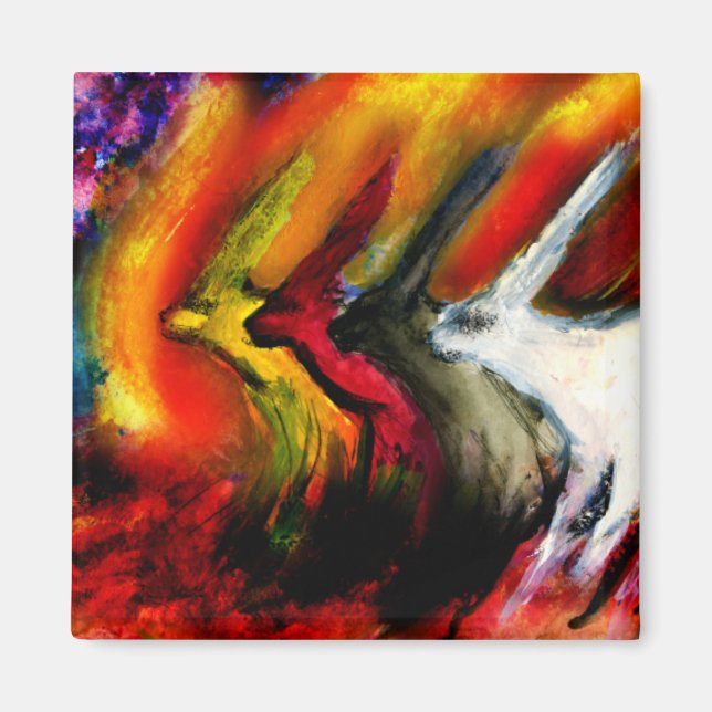 Imã Coelhos do Apocalipse (Frente)