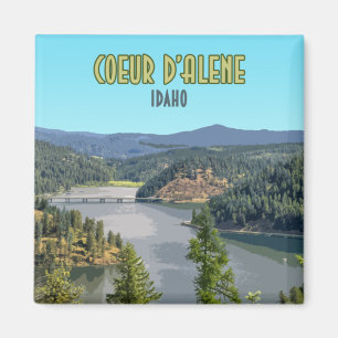 Imã Coeur d’Alene Idaho Souvenir