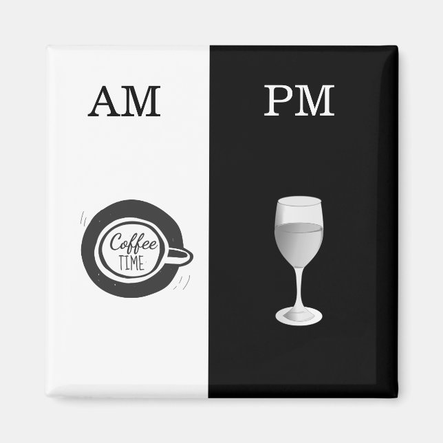 Imã Coffee And Wine Magnet (Frente)