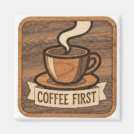 Imã Coffee First Wooden