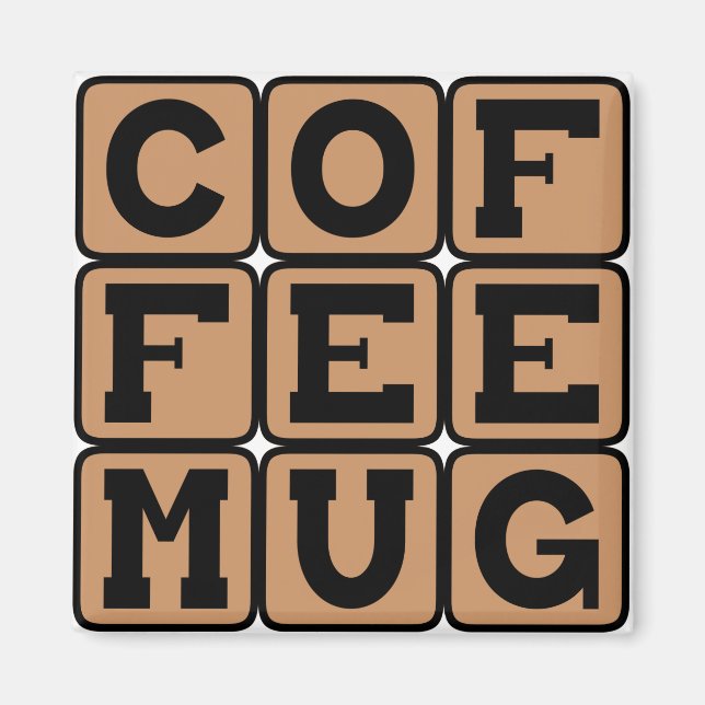 Imã Coffee Mug (Frente)