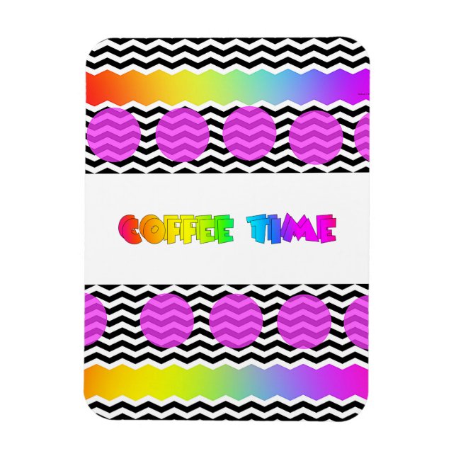 Ímã COFFEE TIME Refrigerator  (Vertical)