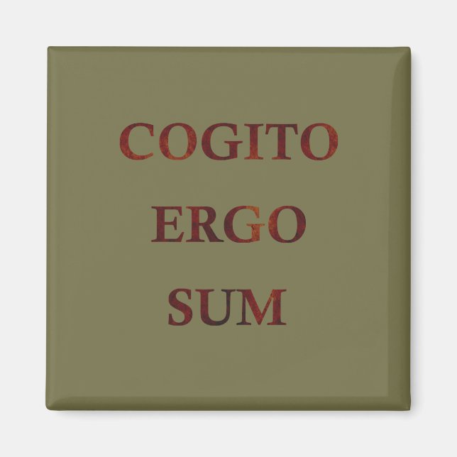 Imã Cogito ergo sum (Frente)