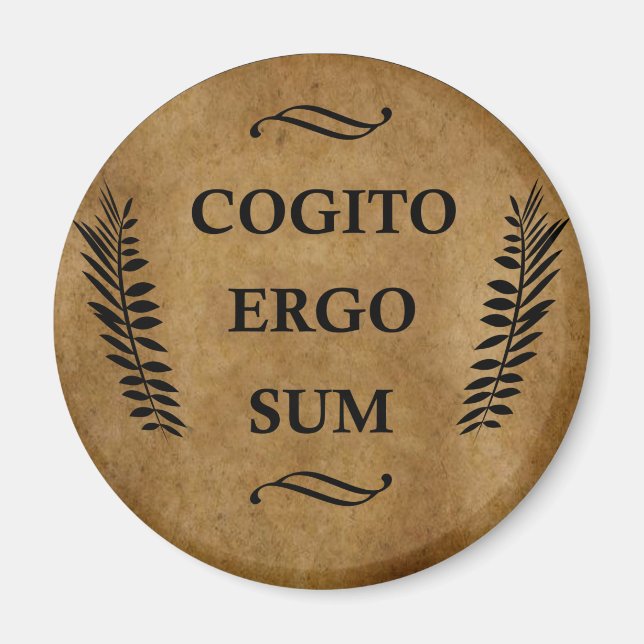 Imã Cogito ergo sum (Frente)
