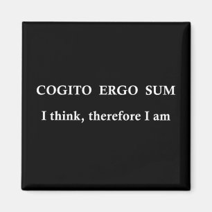 Imã cogito ergo sum, frase latina
