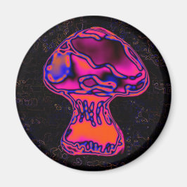 Imã cogumelo psicodélico