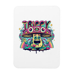 Ímã Cogumelo Trippy Feliz