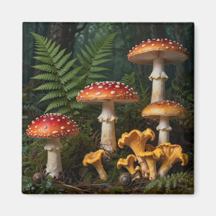 Imã Cogumelos Fly Agaric Floresta Botânica