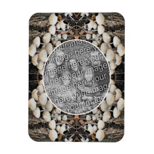 Ímã Cogumelos Selvagens - Imagem Natural Adiciona Sua